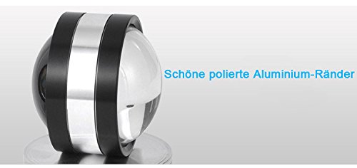 MVPower® 2W mini LED Wandlampe Wandleuchte Kugellampe Flurlampe modern design Lampe Leuchte Wand Warmweiß Kaltweiß Wandstrahler innen (2W Warmweiß)3