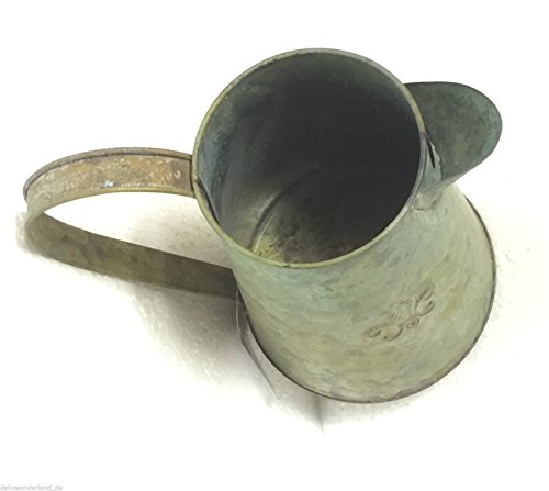 Kanne Metallkanne Zinkkrug Krug Zink Vase Dekokanne Metall Shabby Landhausstil3