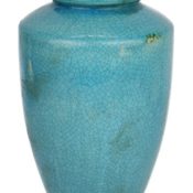 Hochwertige Used Look Vase Türkis 940 / Keramik / Unikat / 28 x 19 x 19 cm