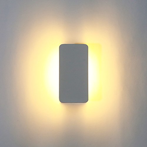 amzdeal Wandlampe Wandleuchte 10 LED Dimmer Lampe 4W Warmweiß3