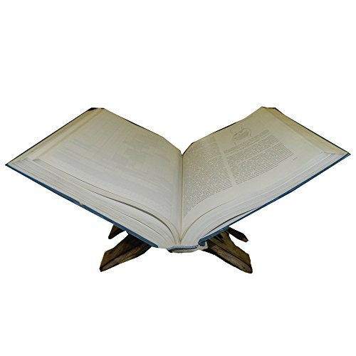 Buchständer Buchstütze Weinblatt 30cm aufklappbar Mangobaumholz Kleinmöbel Deko1