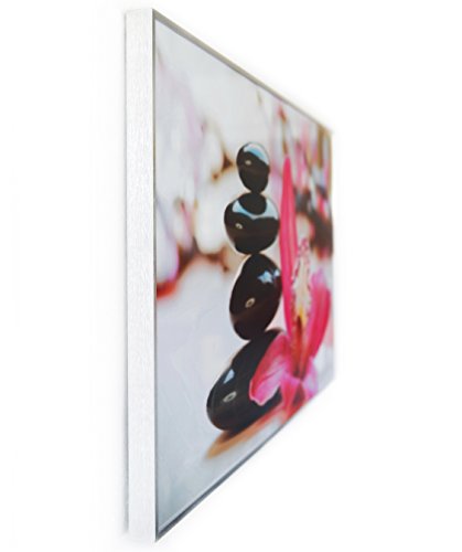 Bildheizung 750 Watt Steine und Orchidee