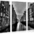 Black White Hamburg - Premium Kunstdruck Wand-Bild - 130x80cm XXL Leinwand-Druck in deutscher Marken-Qualität - Leinwand-Bilder auf Holz-Keilrahmen als moderne Wohnzimmer Deko