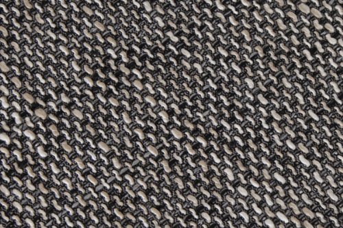 Design Ecksofa mit Hocker LOFT Strukturstoff grau Federkern Sofa OT beidseitig aufbaubar5