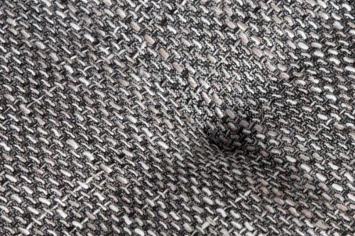 Großes Ecksofa SULTAN weiss Strukturstoff grau OT rechts2