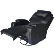 Homcom® Massagesessel Relaxsessel Fernsehsessel schwarz
