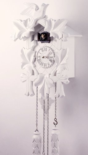 Quarz-Kuckucksuhr Vogel Laub