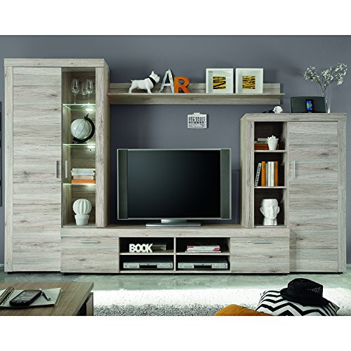 trendteam Wohnzimmerschrank Sandeiche