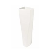 ASA Selection Twist Bodenvase weiss