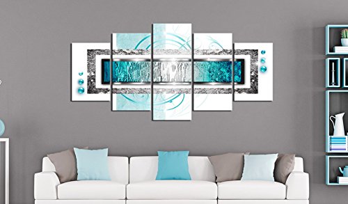 murando® Bild Kunstdruck türkis