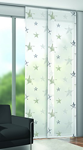 Schiebevorhang STERNDRUCK in 2 Farben