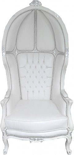 Barock Thron weiß
